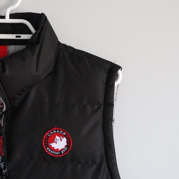 Canada Weathergear Womens Black Sz Lrg Full Zip Sleeveless Puffer Jacket - Picture 4 of 13